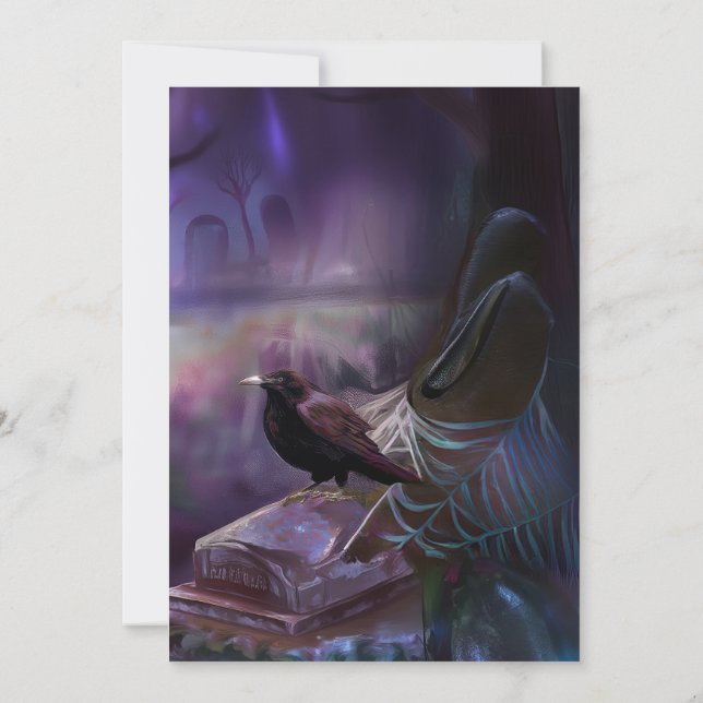 CASINO PARTY in progress Invitation (Back)