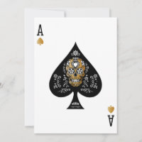 Casino Party Playing Card Ace