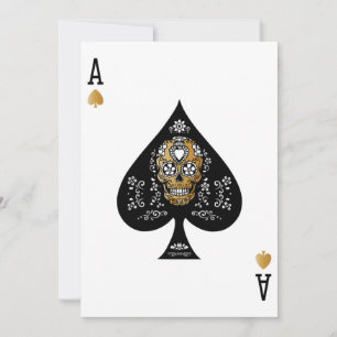 Casino Party Playing Card Ace