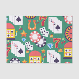 Casino Pattern Tissue Paper