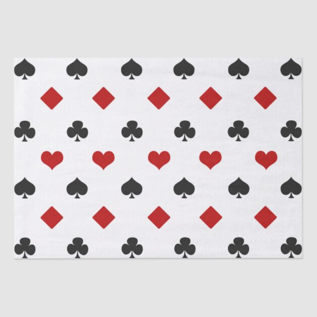 Casino Pattern  Tissue Paper (Front)