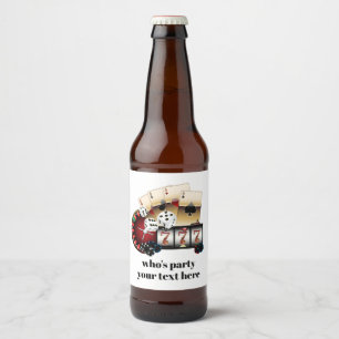 casino, poker, adult, wine, wine label, sticker