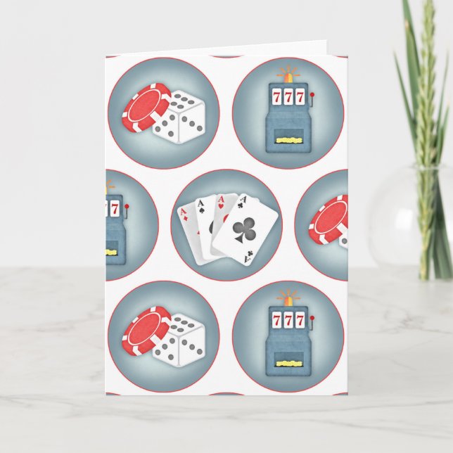 Casino Poker Gambling Playing Cards Slot Machine (Front)