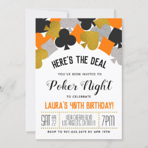 Casino Poker Invitation