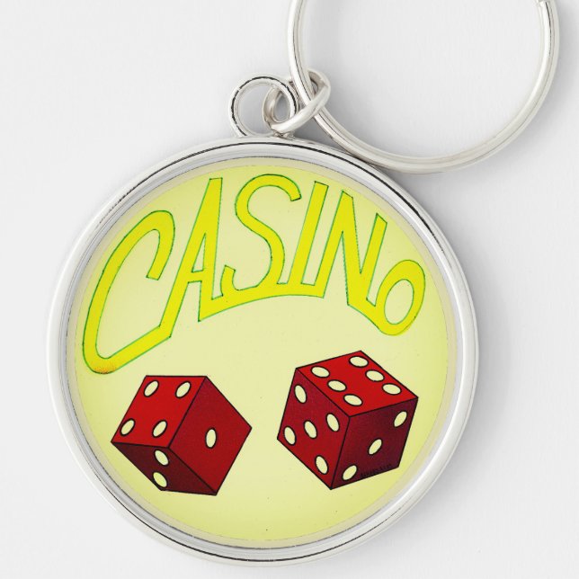 Casino Roll the Dice Key Ring (Front)