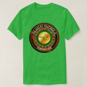 Casino Roulette Wheel With Your Lucky Number T-Shirt