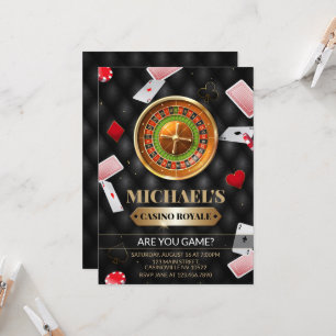 Casino Royale Birthday Invitation