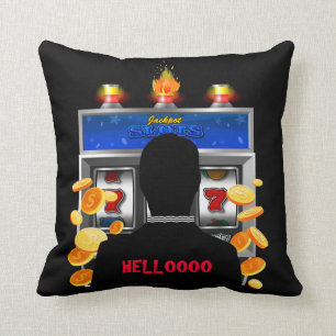 Casino Slot Machine Gambling Jackpot Payout Cushion