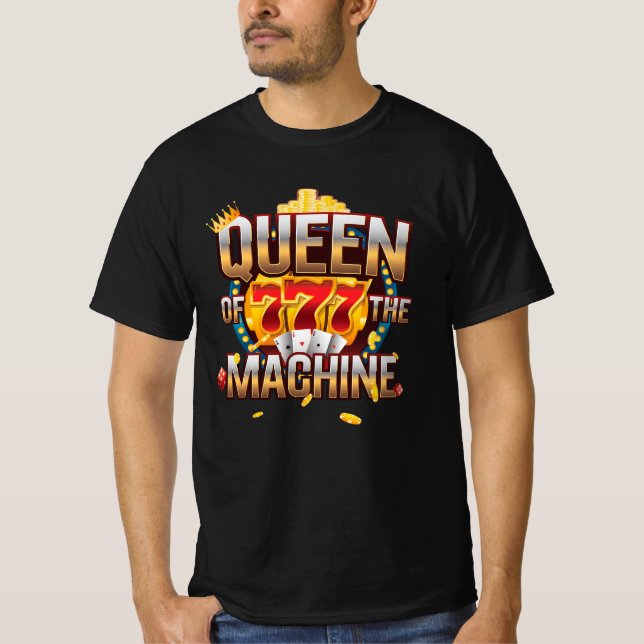 Casino slot machines art T-Shirt (Front)