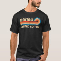 CASINO Surname Retro Vintage 80s 90s Birthday Reun