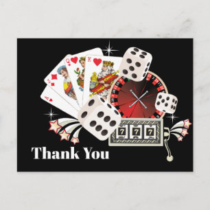 casino thank you card
