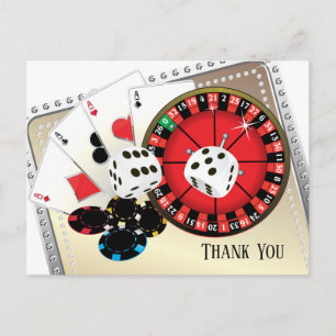 casino thank you card