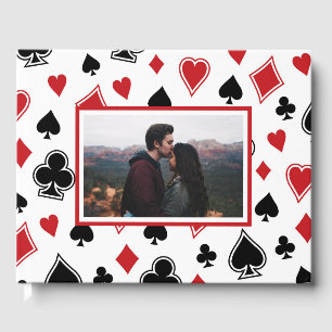 Casino Theme Las Vegas Wedding Guest Book