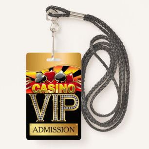 CASINO VIP Lanyard BADGE ID Badge