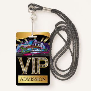 CASINO VIP Lanyard BADGE ID Badge