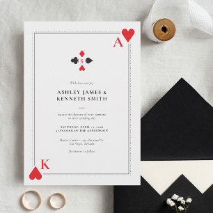 Casino Wedding Invite