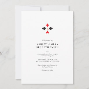Casino Wedding Invite