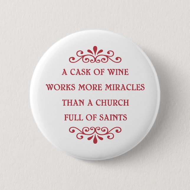 Cask of Miracles -cf 6 Cm Round Badge (Front)
