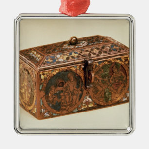 Casket, 13th century metal tree decoration