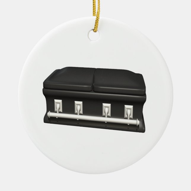 CASKET CERAMIC TREE DECORATION (Front)