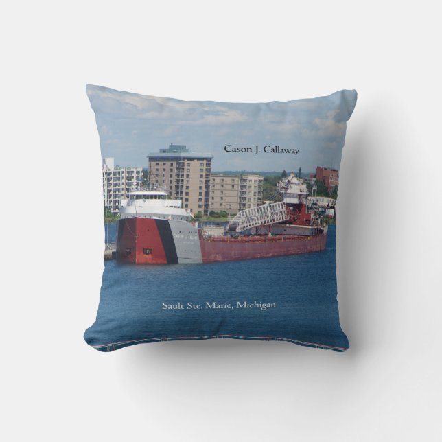 Cason J. Callaway double sided square pillow (Front)