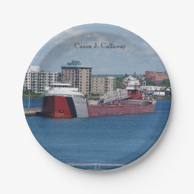 Cason J. Callaway Soo paper plate (Front)