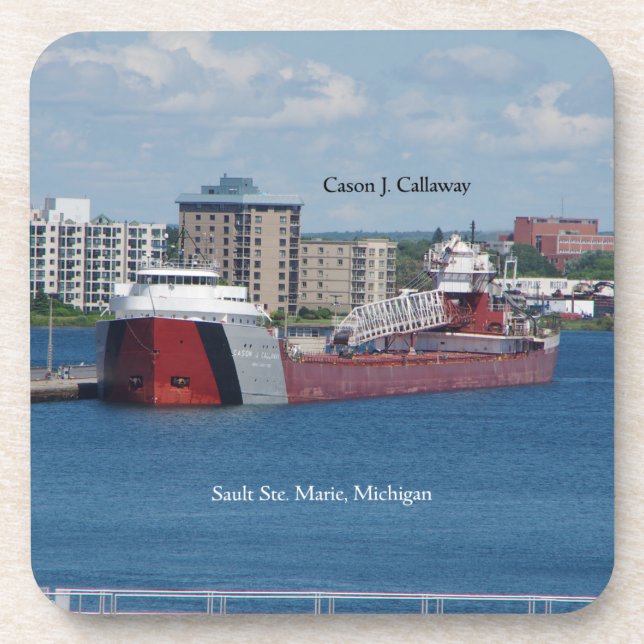 Cason J. Callaway Soo set of 6 plastic coasters (Front)