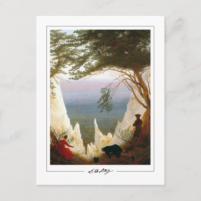 Caspar David Friedrich #124 - Fine Art Postcard (Front)