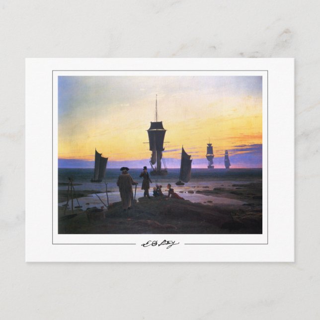 Caspar David Friedrich #153 - Fine Art Postcard (Front)