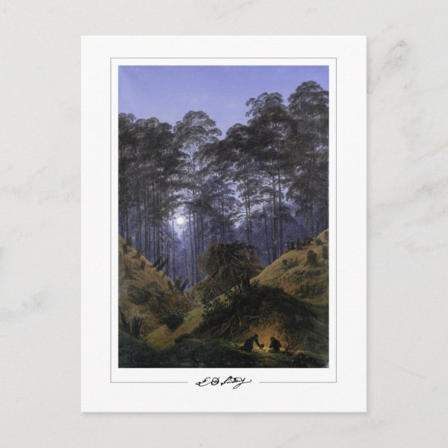 Caspar David Friedrich #42 - Fine Art Postcard (Front)