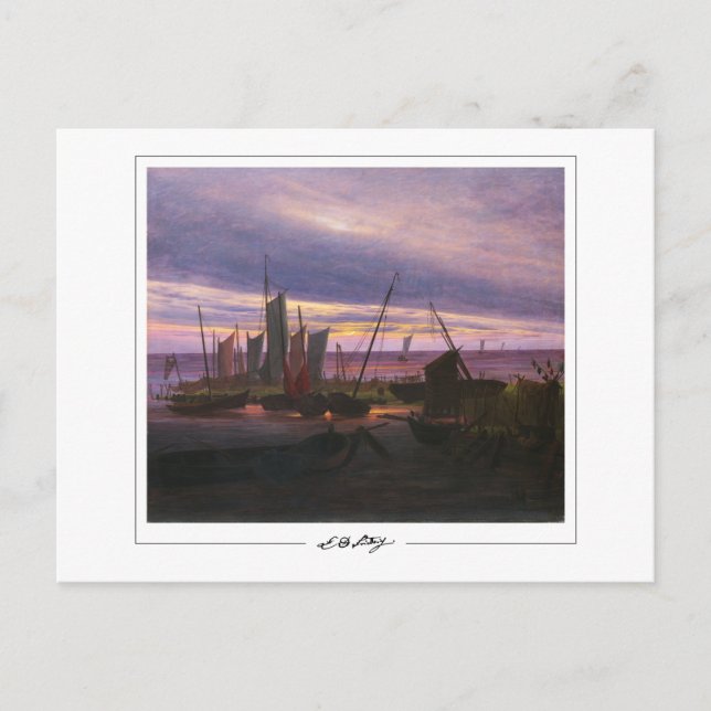 Caspar David Friedrich #55 - Fine Art Postcard (Front)