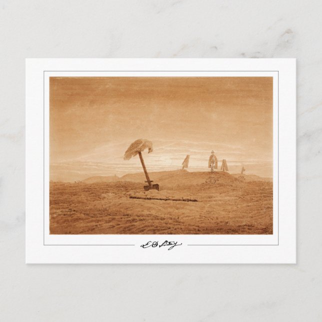 Caspar David Friedrich #5 - Fine Art Postcard (Front)