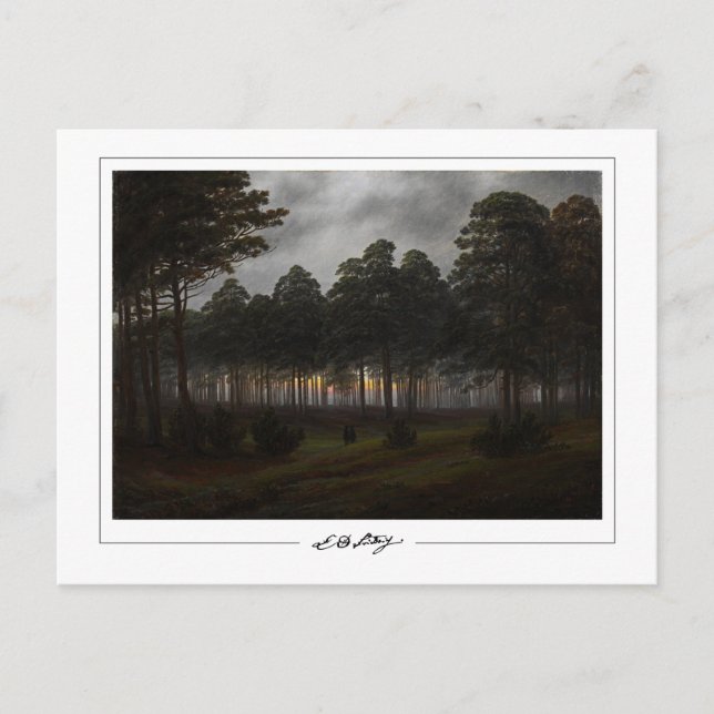 Caspar David Friedrich #72 - Fine Art Postcard (Front)