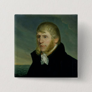 Caspar David Friedrich c.1810-20 15 Cm Square Badge