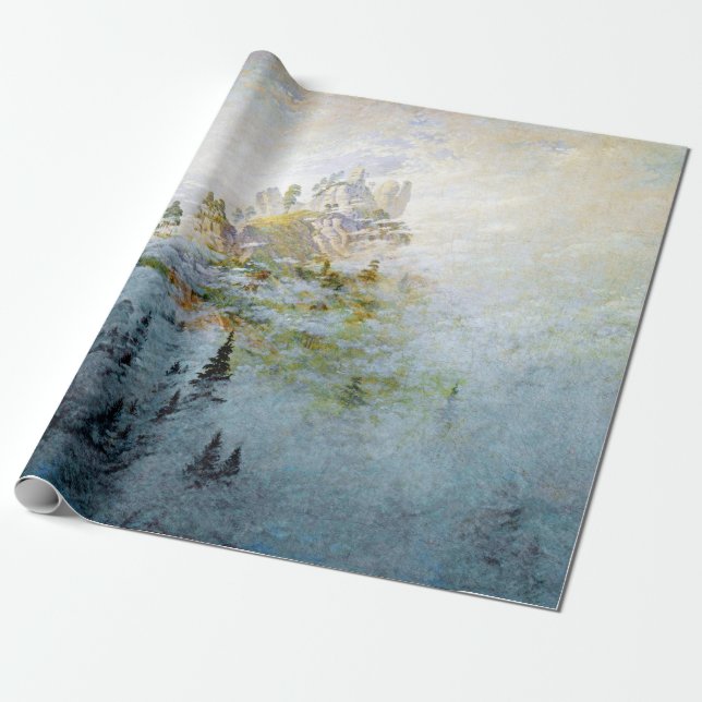 Caspar David Friedrich Morning Mist in Mountains Wrapping Paper (Unrolled)