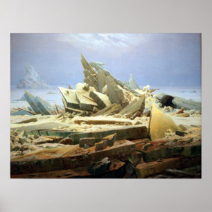 Caspar David Friedrich Sea of Ice Poster