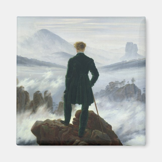 Caspar David Friedrich - The Wanderer Magnet (Front)