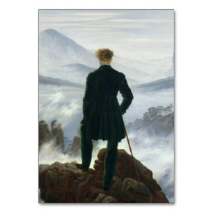 Caspar David Friedrich - The Wanderer Table Number