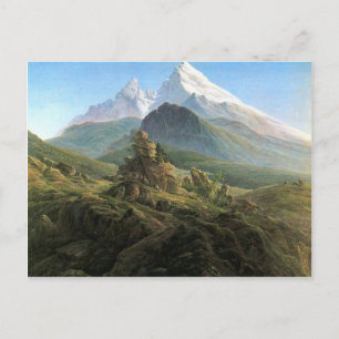 Caspar David Friedrich- The Watzmann Postcard