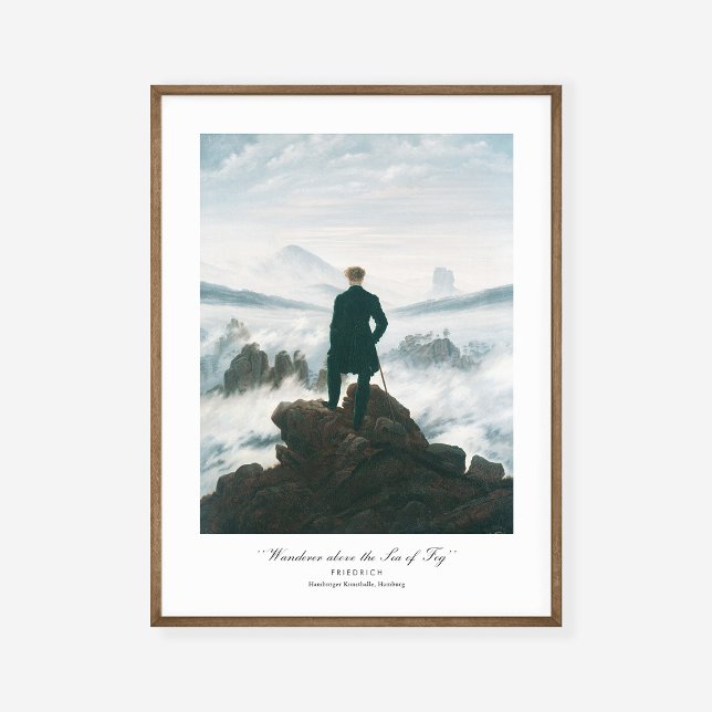 Caspar David Friedrich Wanderer above Sea of Fog Poster (Creator Uploaded)
