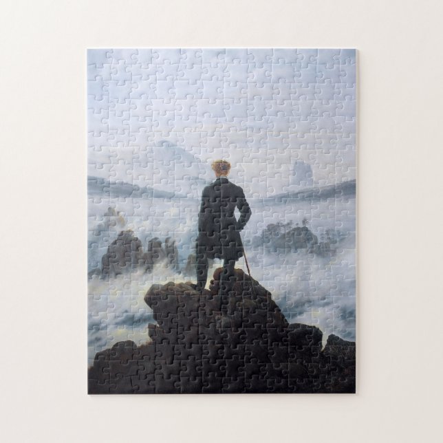 CASPAR DAVID FRIEDRICH - Wanderer above the sea Jigsaw Puzzle (Vertical)