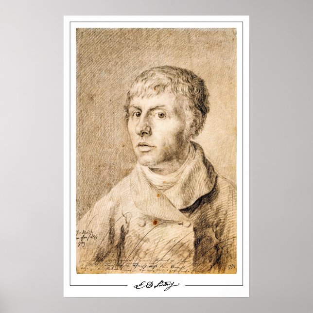 Caspar David Friedrich Zedign Art Poster #113 (Front)