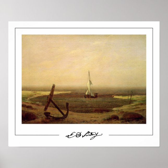 Caspar David Friedrich Zedign Art Poster #150 (Front)