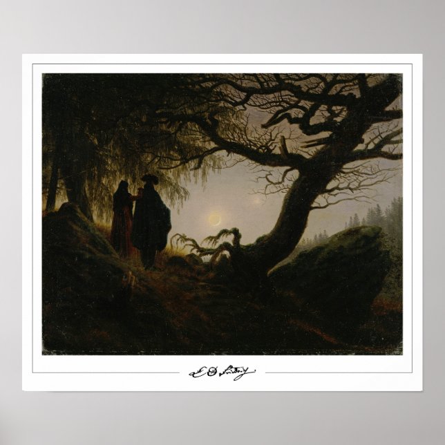 Caspar David Friedrich Zedign Art Poster #200 (Front)