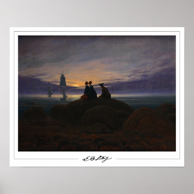 Caspar David Friedrich Zedign Art Poster #22 (Front)