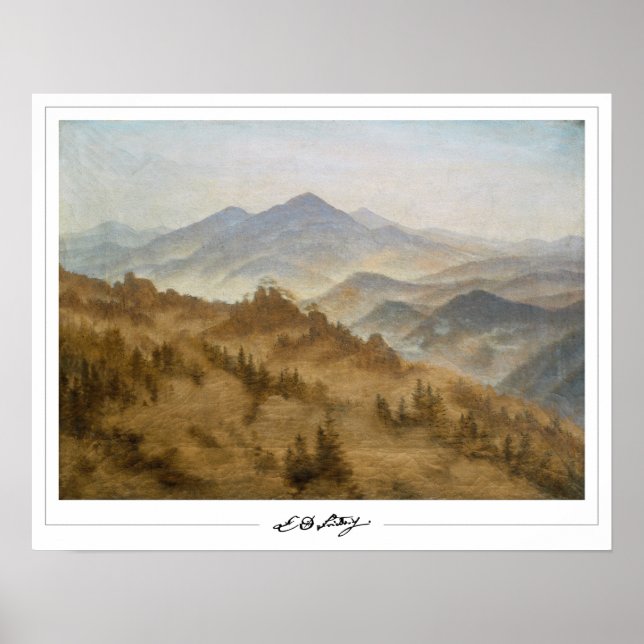 Caspar David Friedrich Zedign Art Poster #25 (Front)