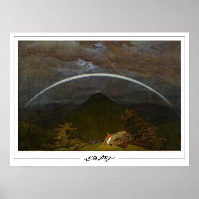 Caspar David Friedrich Zedign Art Poster #46 (Front)