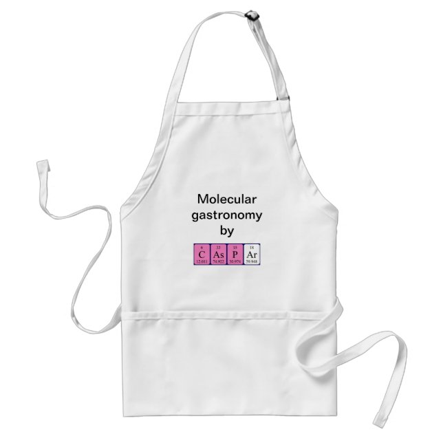 Caspar periodic table name apron (Front)