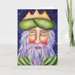 "Caspar" Three Kings Christmas Art Holiday Card