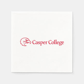 Casper College Text Logo Napkin